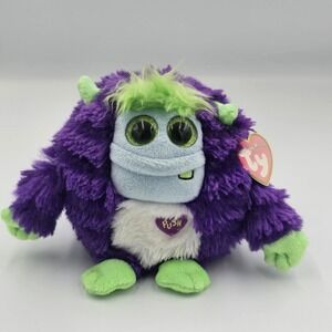 TY MONSTAZ Beanie Baby FRANKIE Monster 5" MWCT Plush Stuffed Animal Toy NO SOUND